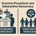 Examine Procedural and Substantive Democracy